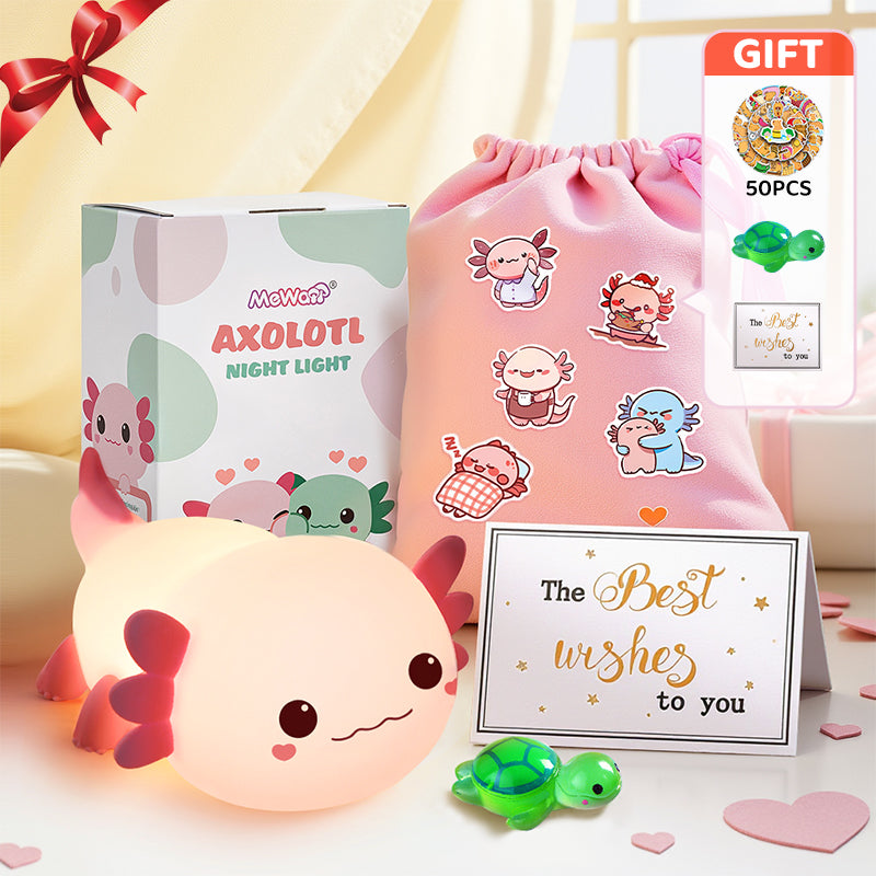 BetterLife™️ MeWaii® Axolotl Cute Squishy Night Light - Perfect Gift 🎁