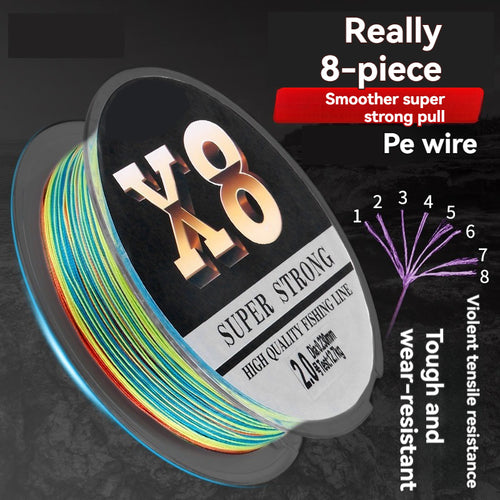 8 x Braided Fishing Line – 150M Japanese PE Multifilament for Carp & More