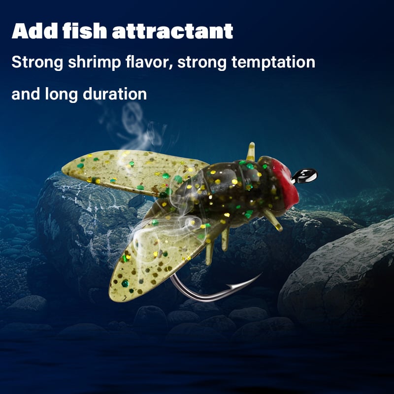 20 FlyLure™ Hooks – Realistic Flies for Big Catches!