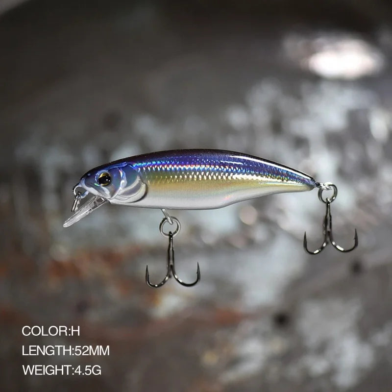 ProStrike™ Sinking Minnow Jerkbait – 52mm 4.5g Hard Bait for Bass, Pike & More