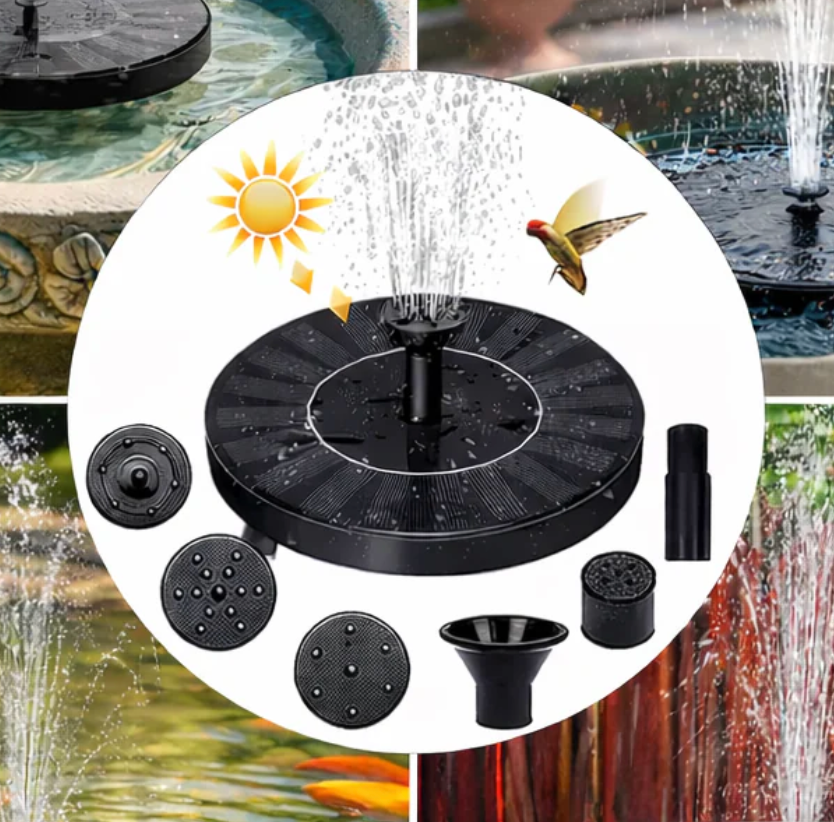 SplashGlow™ Fountain Upgrade – 5 Nozzle Attachments for Custom Water Effects