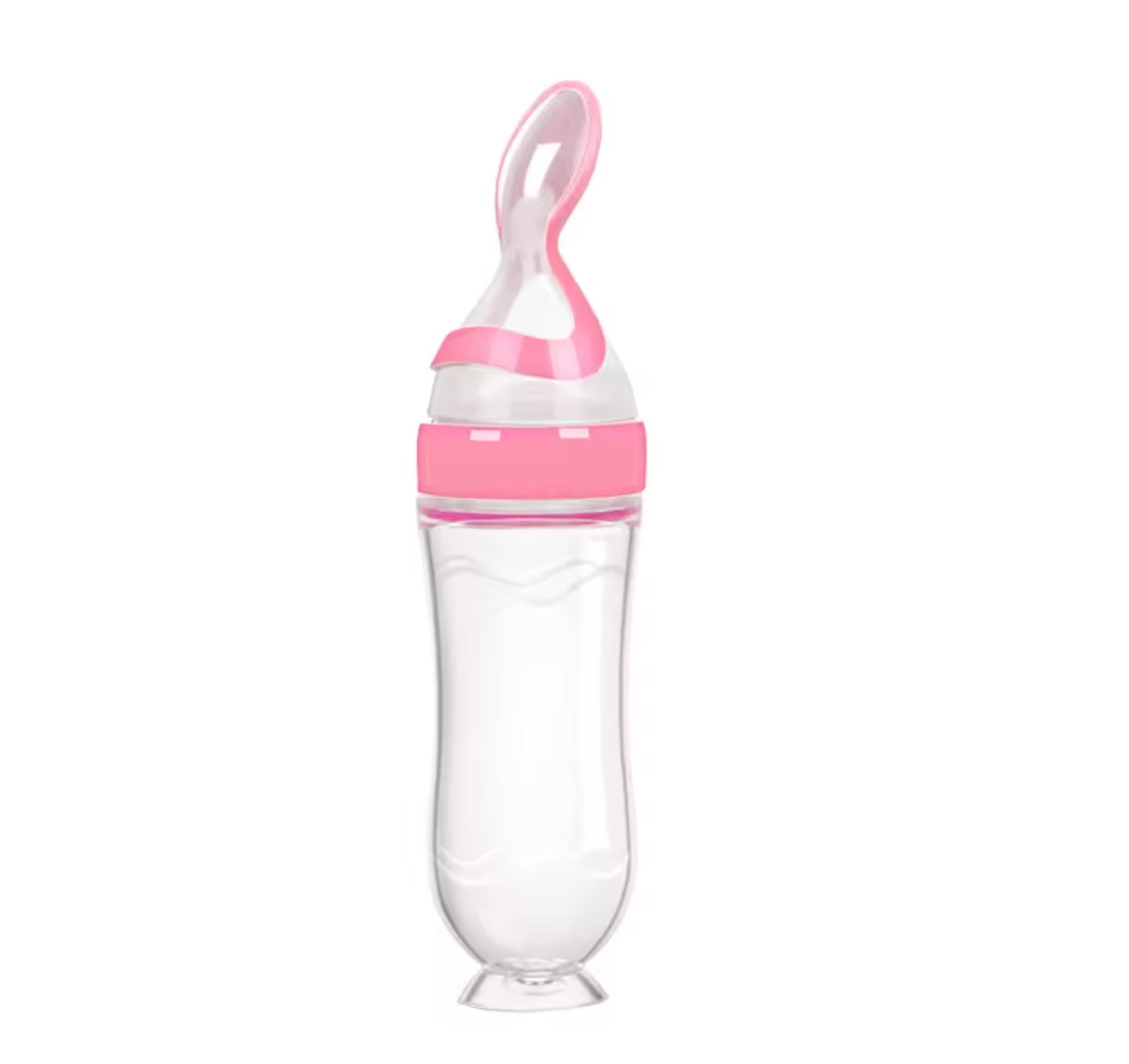 Silicone Baby Bottle & Spoon