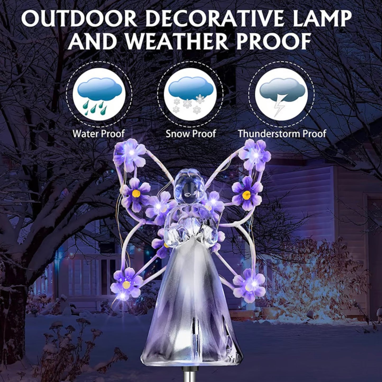 Heavenly Glow Solar Angels β Weatherproof & Worry-Free!