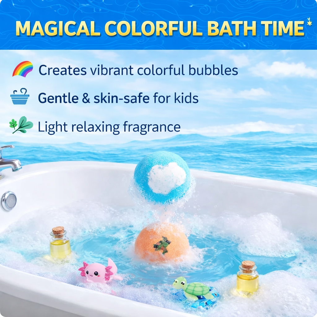 SurpriseHatch™ Surprise Bath Bombs WITH TOYS for KIDS