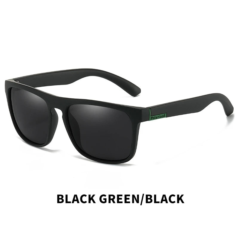 RetroLux™ Polarized Square Sunglasses – UV400 Designer Eyewear for Men & Women | Driving & Fishing