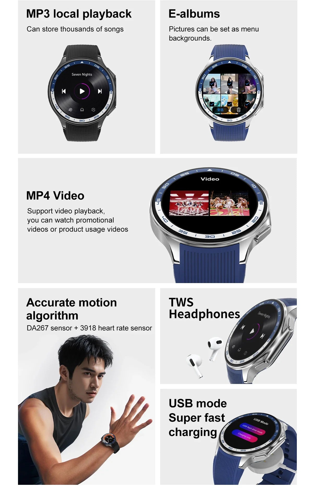 2025 New OPPO Watch X Smartwatch | 4G, Music & Video, Bluetooth Calls, IP68 Waterproof, AMOLED Display, TWS Earphones Compatible