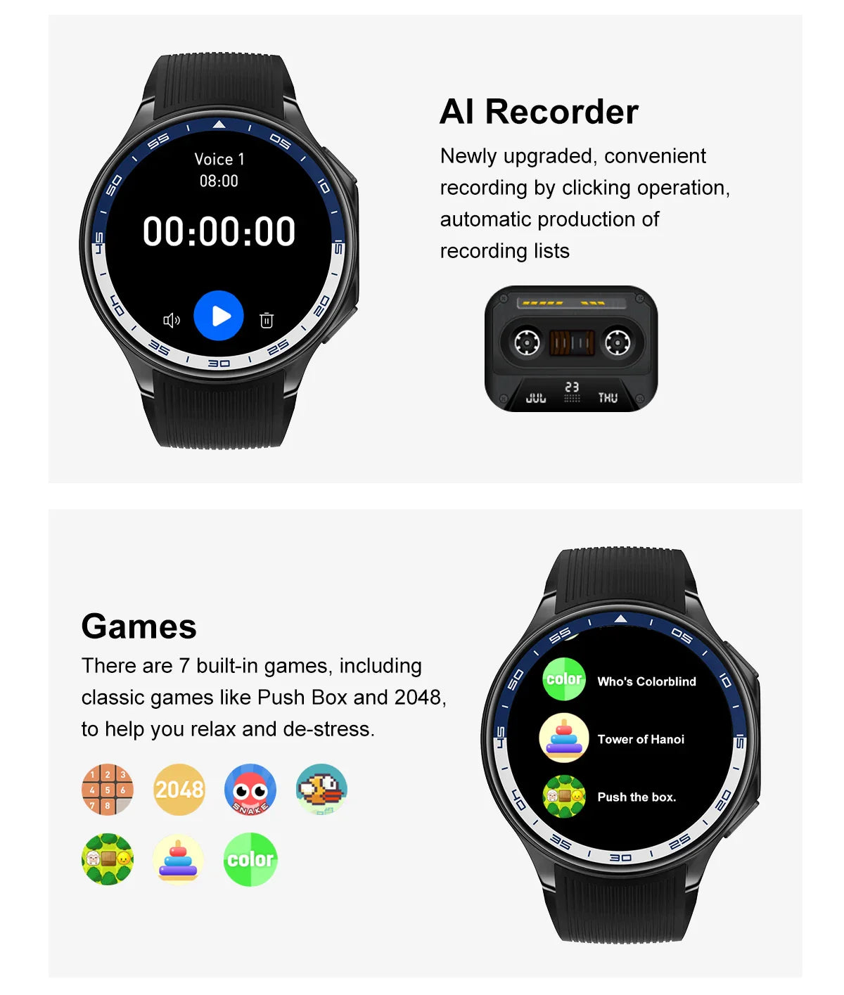 2025 New OPPO Watch X Smartwatch | 4G, Music & Video, Bluetooth Calls, IP68 Waterproof, AMOLED Display, TWS Earphones Compatible