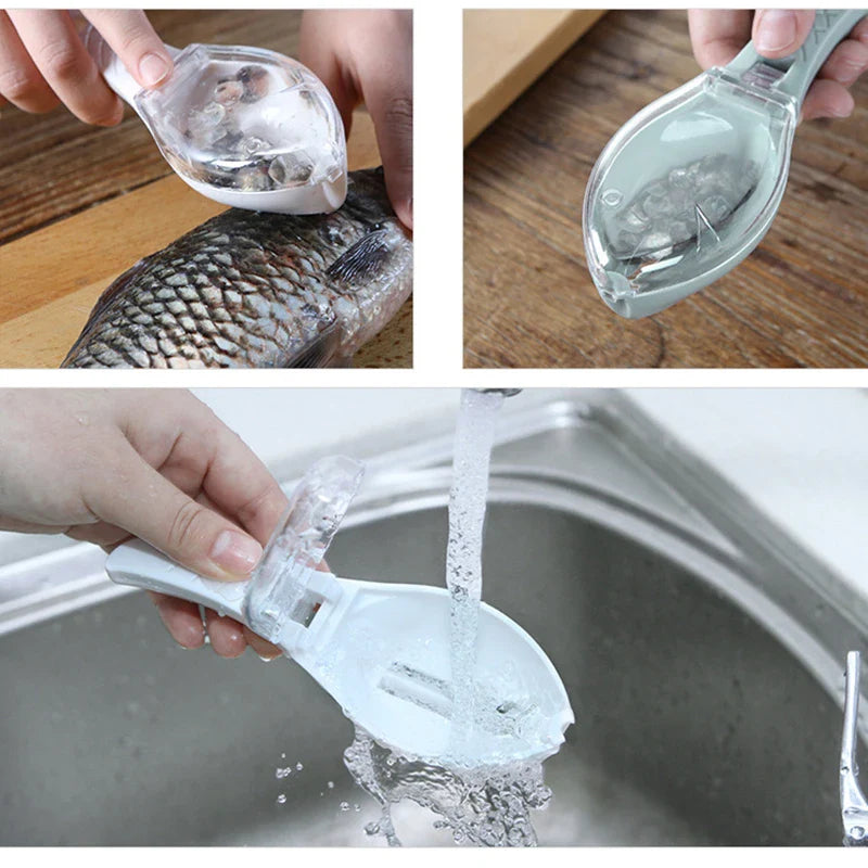 Savvy Nest™ Fish Skin Brush | Scraping Fish | Easy Cleaning and Peeling