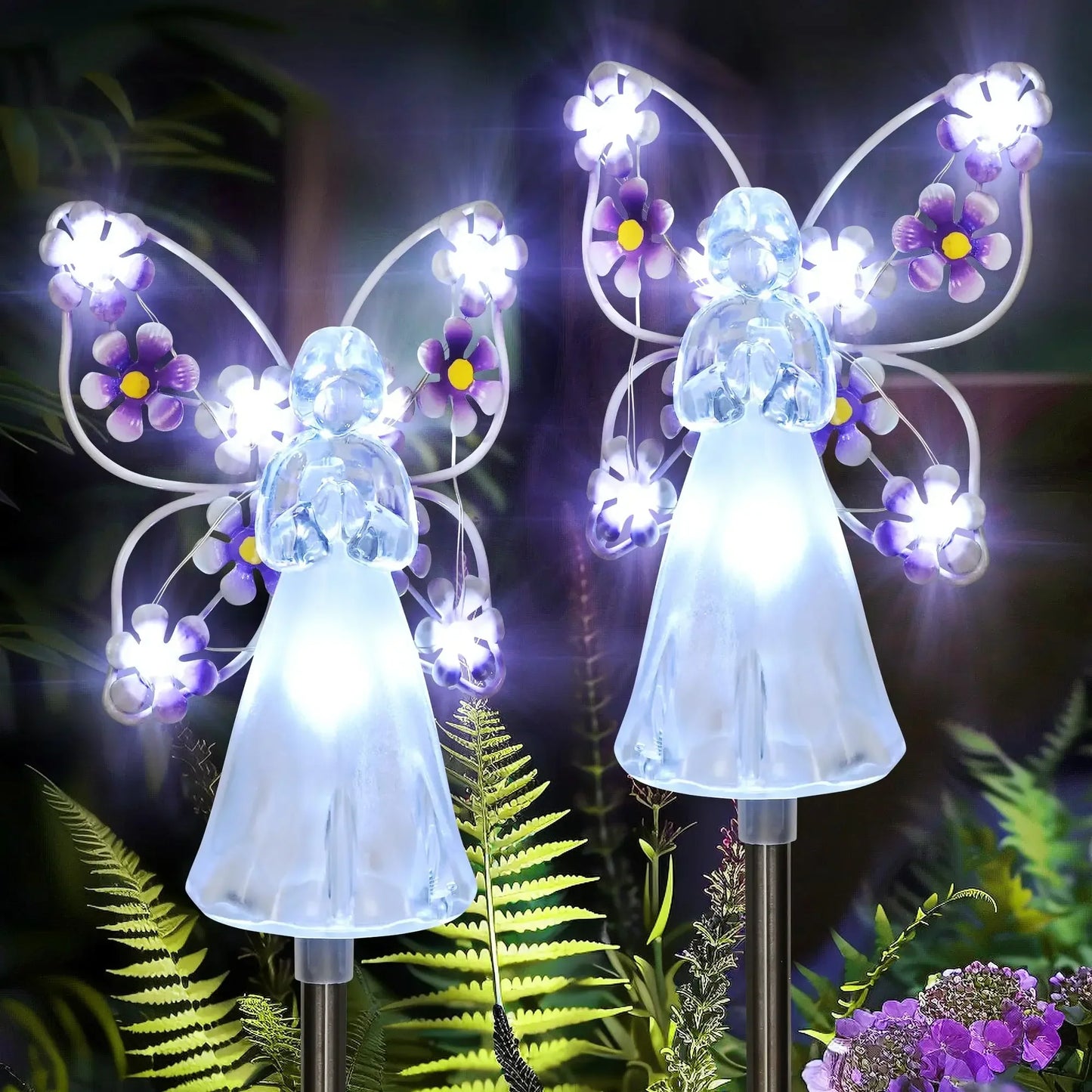 Heavenly Glow Solar Angels β Weatherproof & Worry-Free!