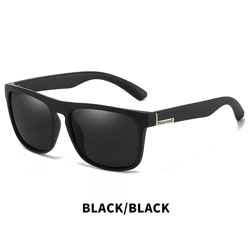 RetroLux™ Polarized Square Sunglasses – UV400 Designer Eyewear for Men & Women | Driving & Fishing