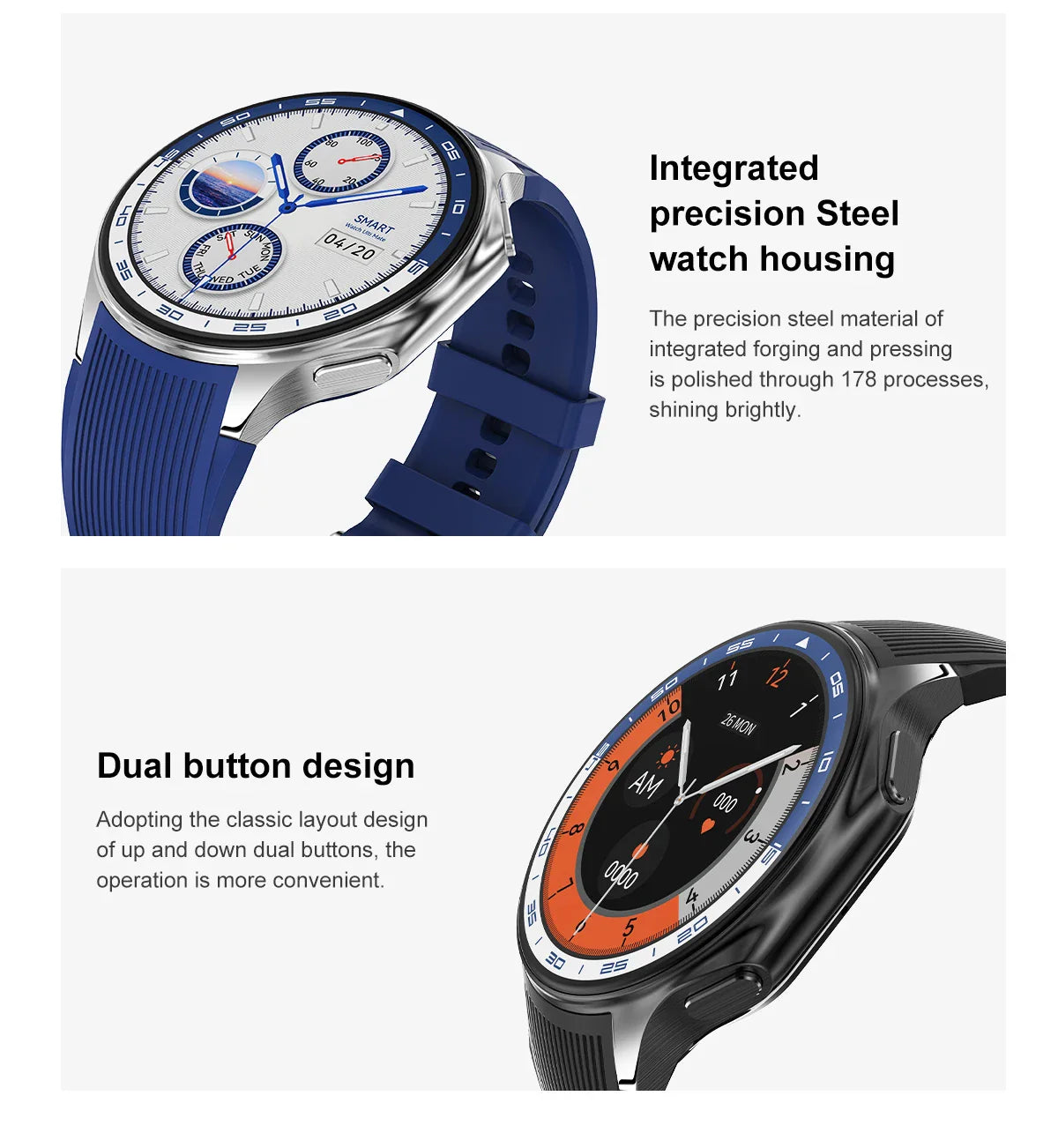 2025 New OPPO Watch X Smartwatch | 4G, Music & Video, Bluetooth Calls, IP68 Waterproof, AMOLED Display, TWS Earphones Compatible