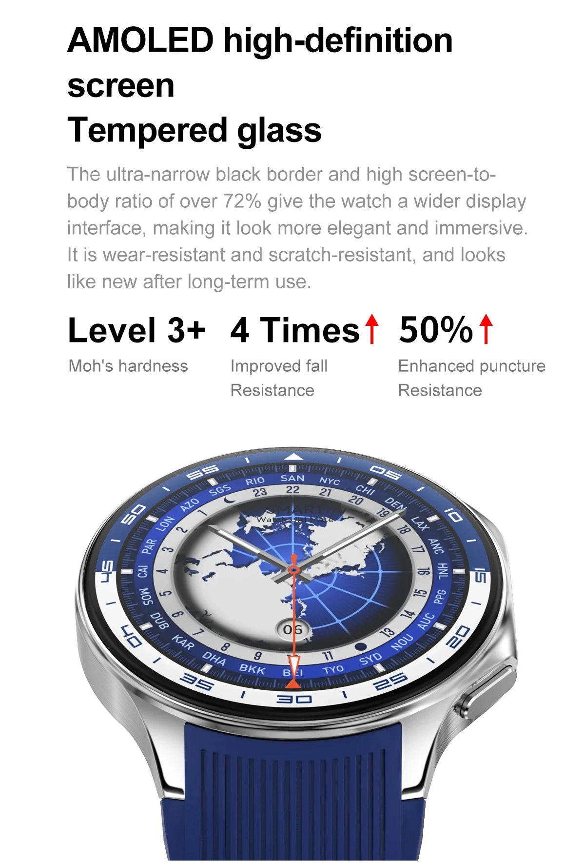 2025 New OPPO Watch X Smartwatch | 4G, Music & Video, Bluetooth Calls, IP68 Waterproof, AMOLED Display, TWS Earphones Compatible