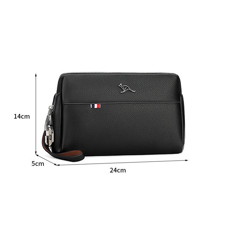 Minimal Carry Leather Clutch