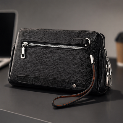 Minimal Carry Leather Clutch