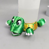 Green with Brown Shell