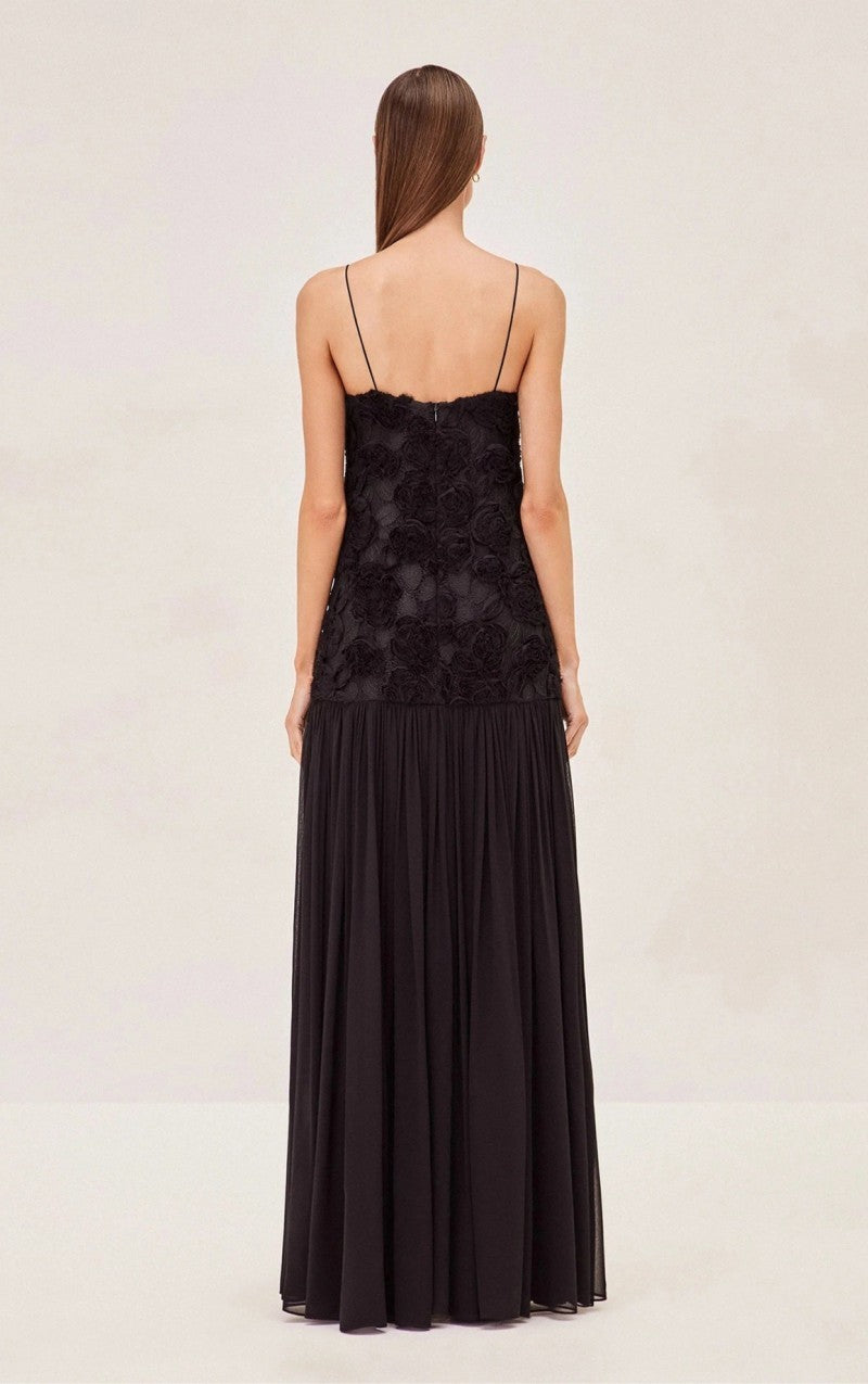 Flower Chiffon Dress