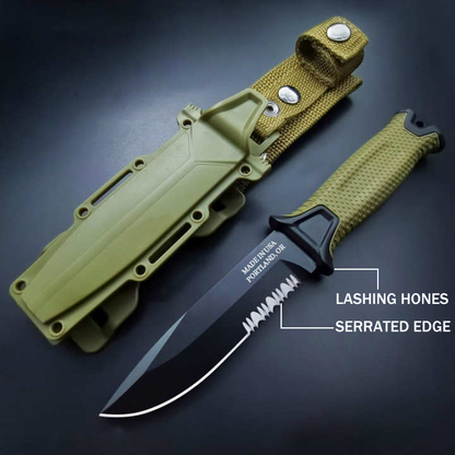 Durable Blade Ops Knife: Full | Toothed Multi-Purpose Knife