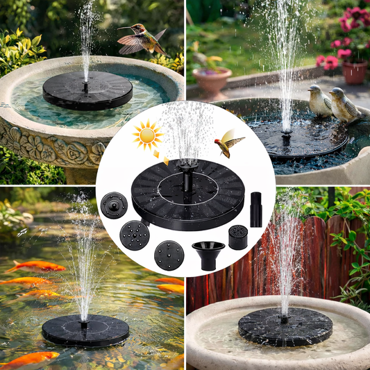 ⛲ SplashGlow™ Fountain 👉 Instant Solar Fountain – Create a Relaxing Oasis Anywhere 🌊 ✨