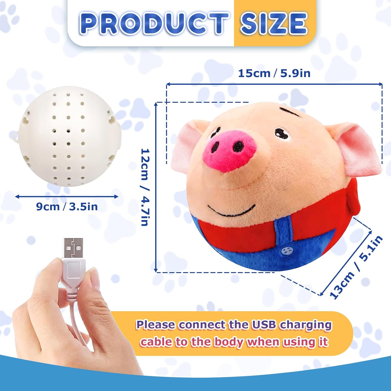 BetterLife™ Interactive Bouncing Piggy Toy