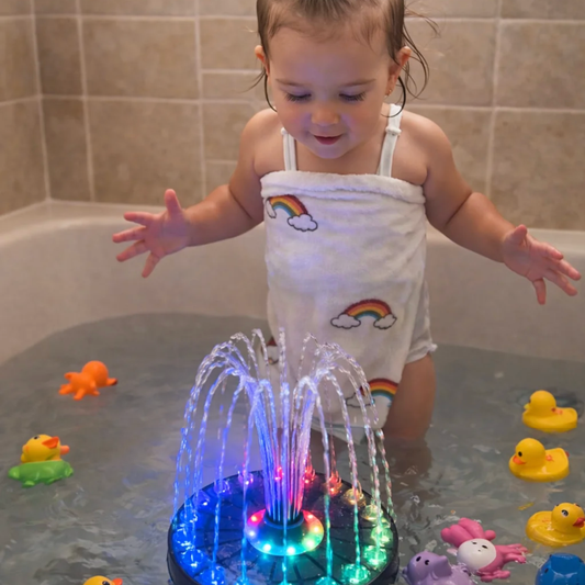 SplashGlow™ Fountain – Kids Bath, Pool & Garden Fun