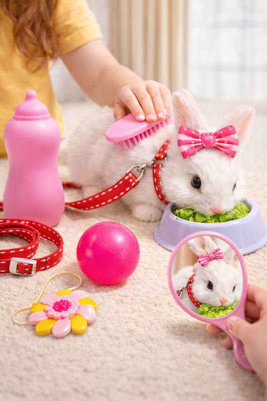 🎀✨ Bunny's 2nd Perfect Match: Charming 9-Piece Accessory Set 🐰