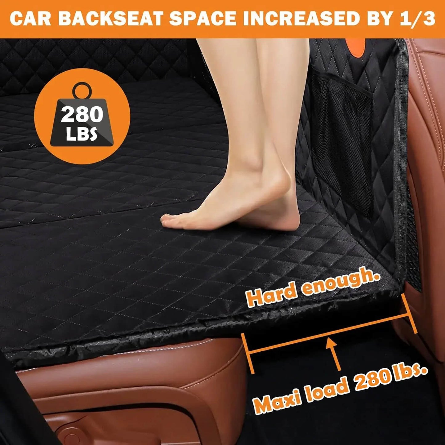 BetterLife™ Hard Bottom Dog Car Seat Protector