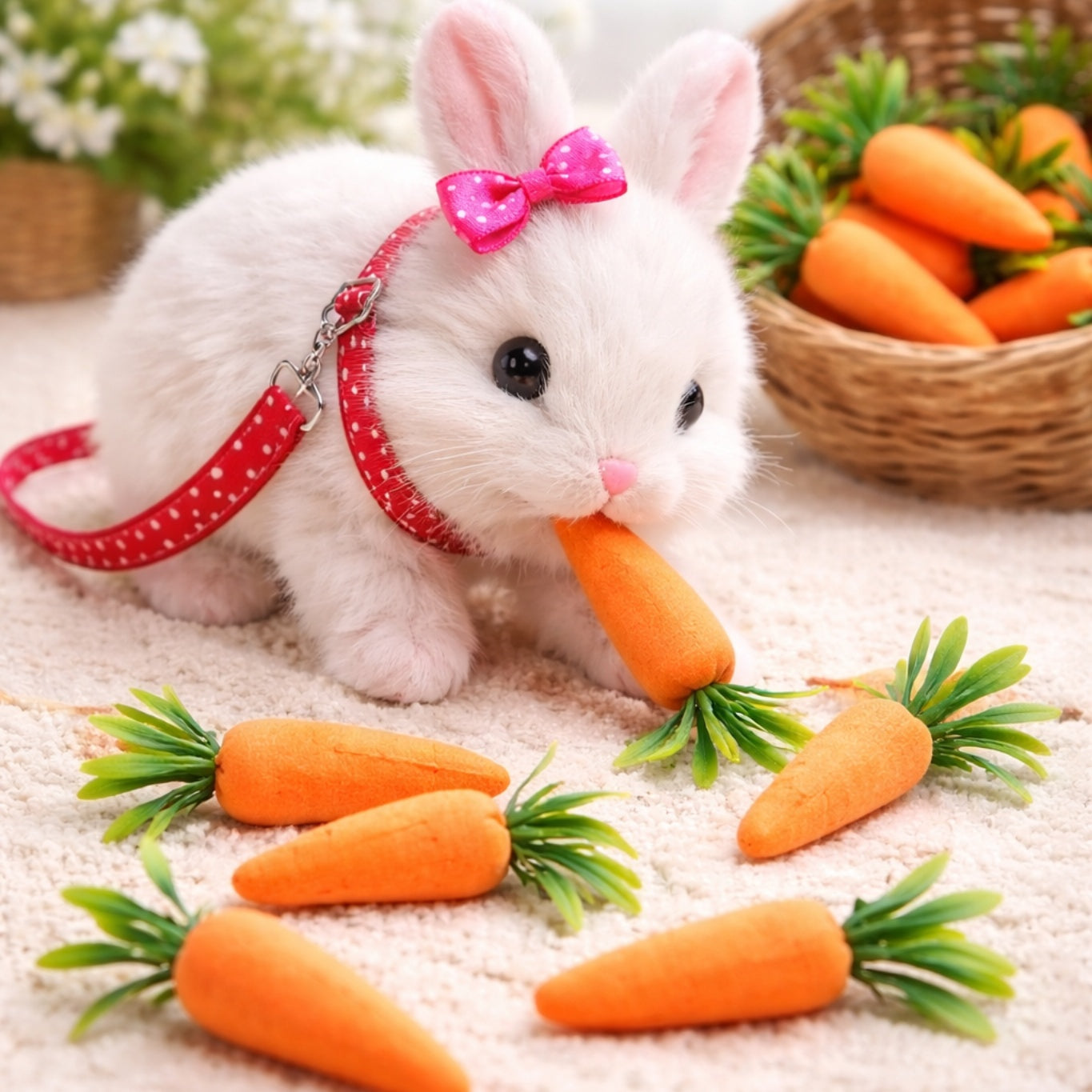🥕 6/12-Piece Easter Carrot Accessory Sets 🐰