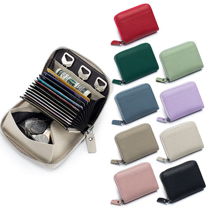 RFID Leather Wallet - Ladies Card Holder