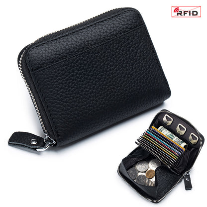 RFID Leather Wallet - Ladies Card Holder