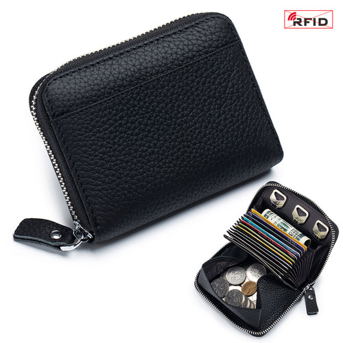 RFID Leather Wallet - Ladies Card Holder