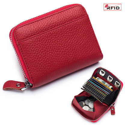 RFID Leather Wallet - Ladies Card Holder