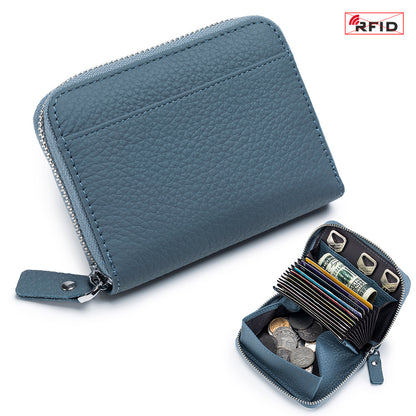 RFID Leather Wallet - Ladies Card Holder