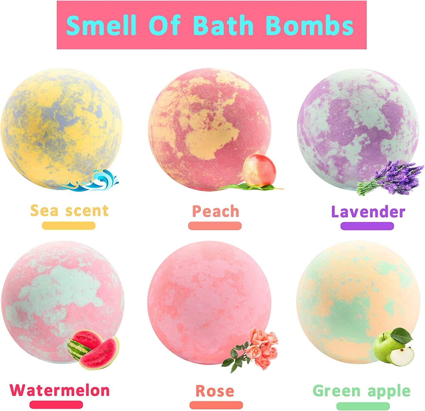 Unicorn Bath Bombs with Surprise Bracelets Jewelry Inside for Kids Girls Birthday Gifts