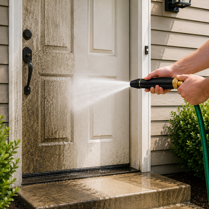 Heavy Duty Adjustable Twist Hose Nozzle Jet Sweeper Nozzle