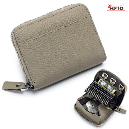 RFID Leather Wallet - Ladies Card Holder
