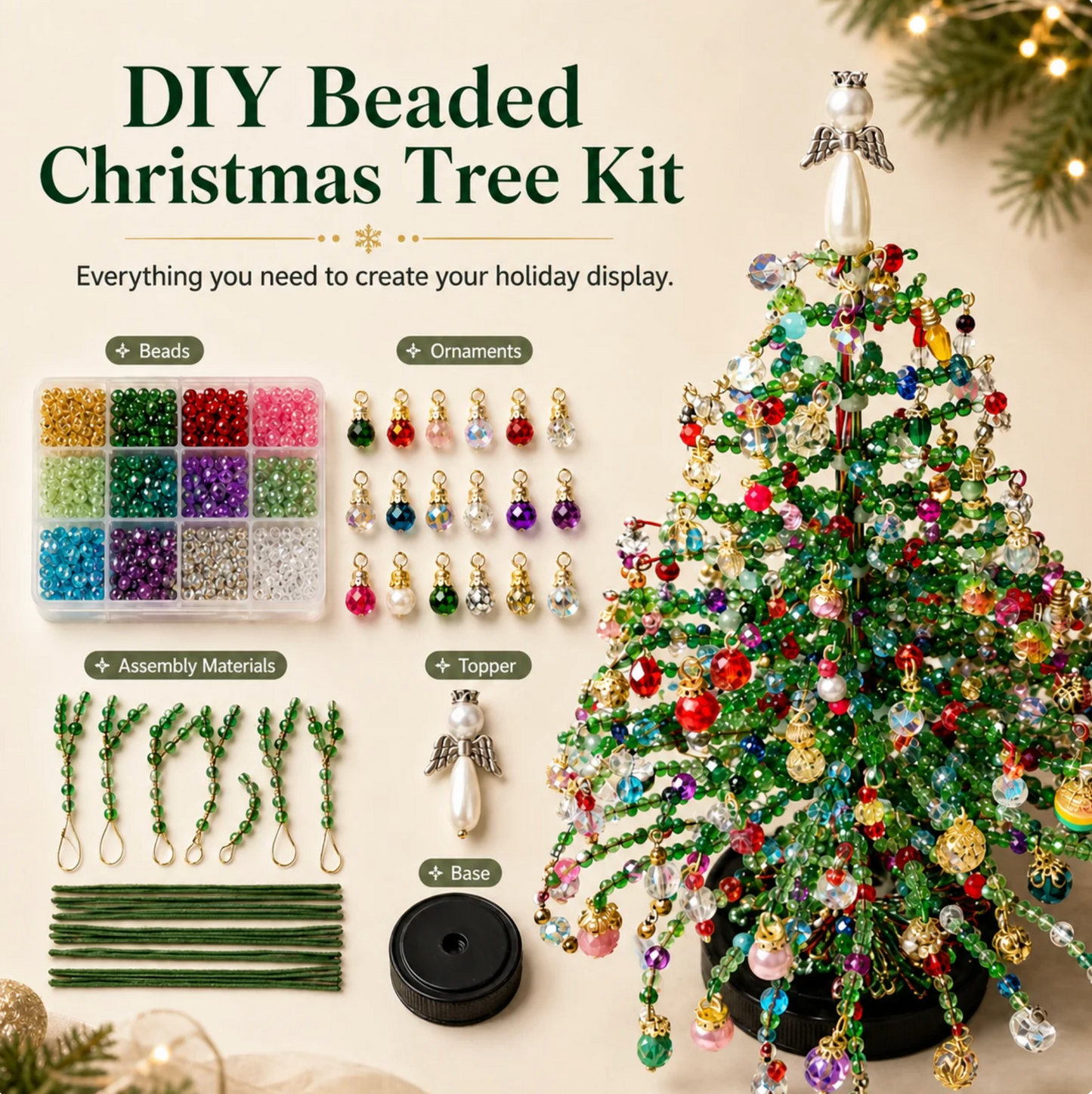 JingleBeads™ Holiday Bead Tree