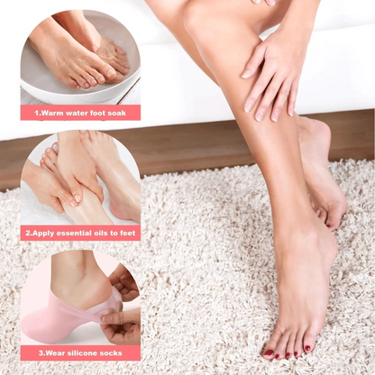 ⚡70K+ SOLD! Almost Gone-💥 Reusable Silicone Foot Care Socks👣