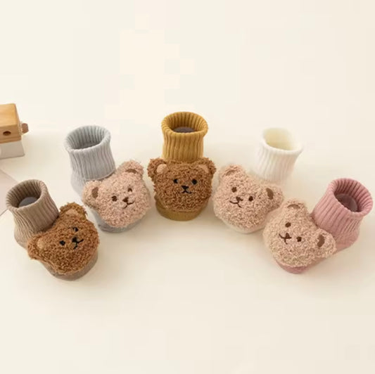 SnuggleBear Anti-Slip Baby Socks 🐻🧸