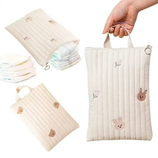 Cotton Baby Diaper Bag