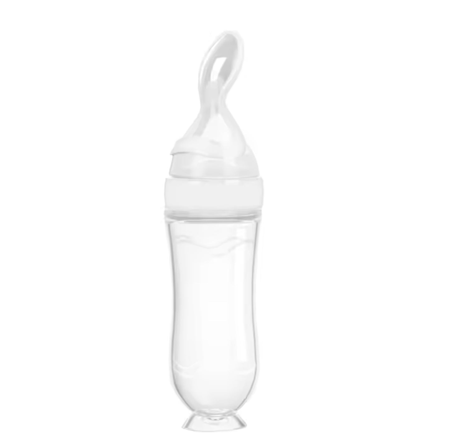 Silicone Baby Bottle & Spoon