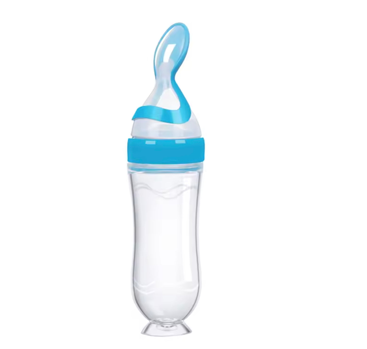 Silicone Baby Bottle & Spoon