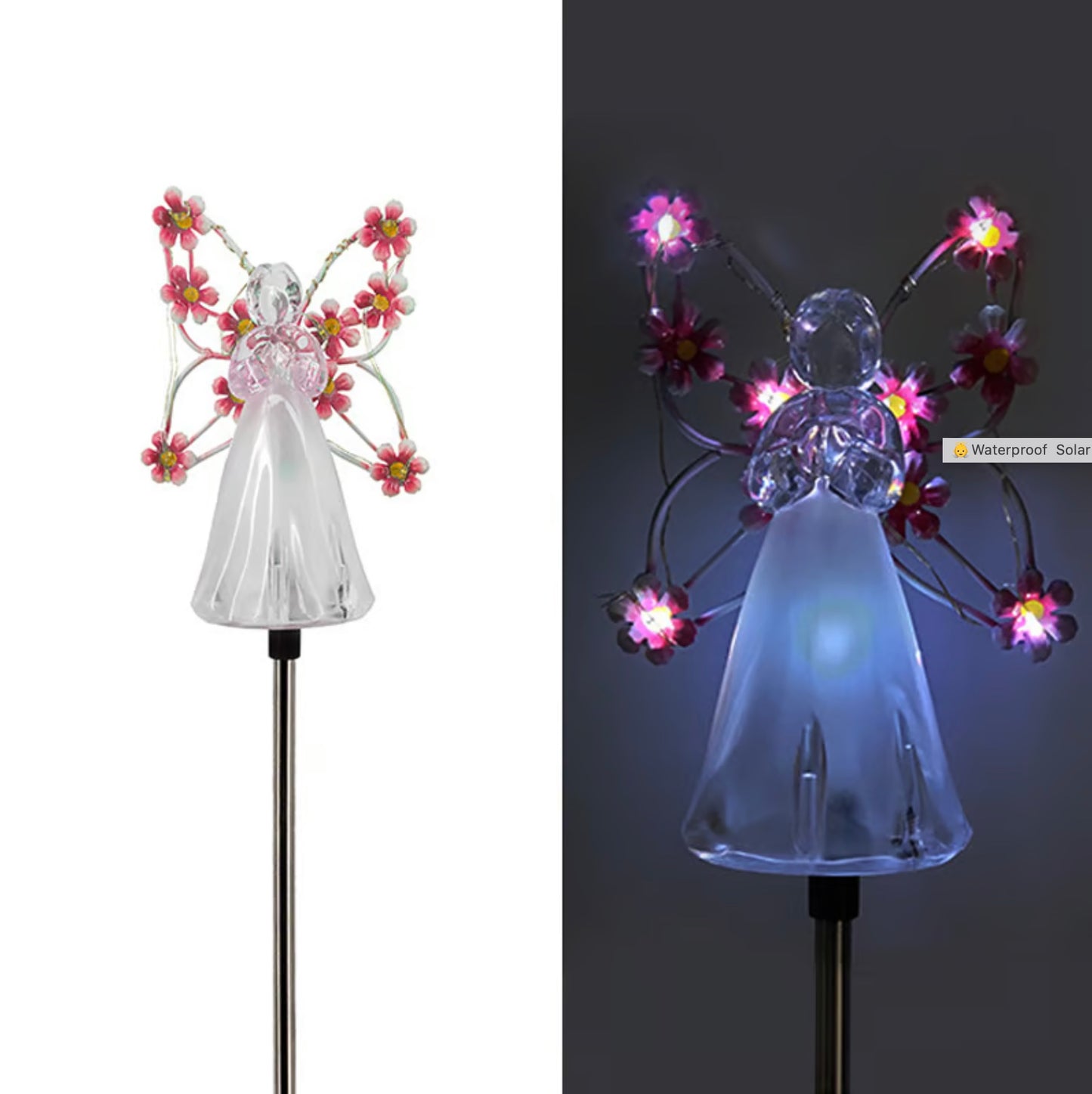 Heavenly Glow Solar Angels – Weatherproof & Worry-Free!