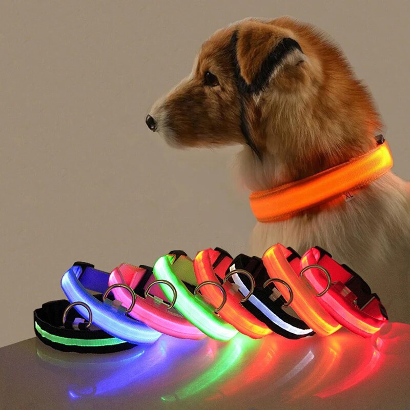 LED Pet Collar - Keep Your Pup Safe Day and Night!
