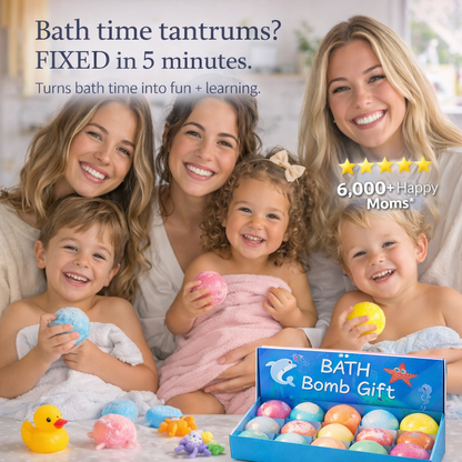 SurpriseHatch™ Surprise Bath Bombs WITH TOYS for KIDS