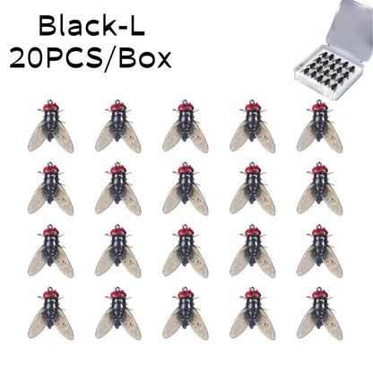 20 FlyLure™ Hooks – Realistic Flies for Big Catches!