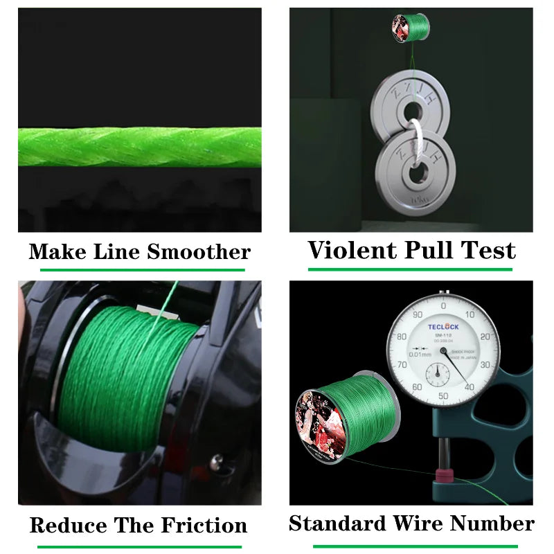 8 x Braided Fishing Line – 150M Japanese PE Multifilament for Carp & More
