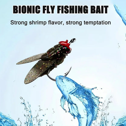 20 FlyLure™ Hooks – Realistic Flies for Big Catches!