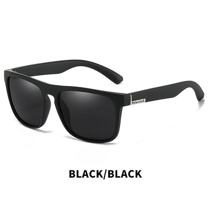 RetroLux™ Polarized Square Sunglasses – UV400 Designer Eyewear for Men & Women | Driving & Fishing