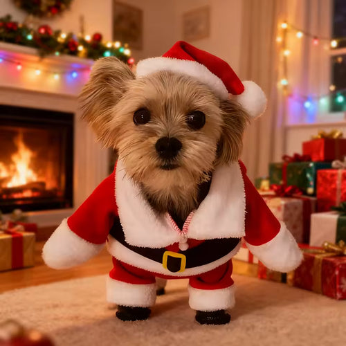 🎅🐾 NICCO Dog Santa Claus Outfit