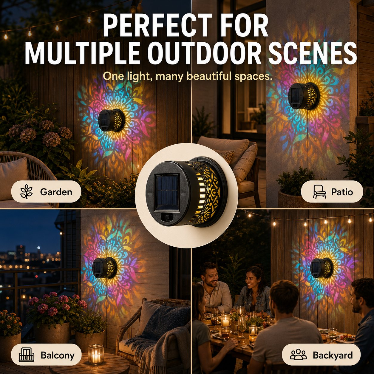 MandalaGlow™ – The Wall Light That Turns Empty Walls Into Art